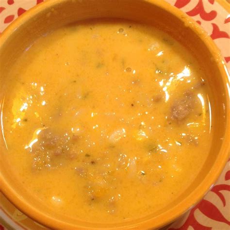 Butternut Squash And Spicy Sausage Soup Recipe Allrecipes
