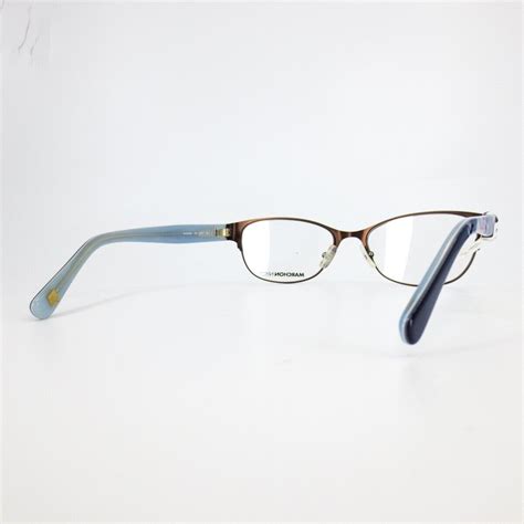 marchon eyeglasses frames m annisa 210 brown cat eye full rim 54 17 140 a4 ebay
