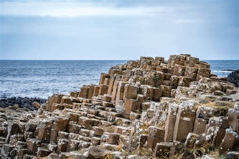 Basalt Columns Nature Formations At The Giant`s Causeway Northern
