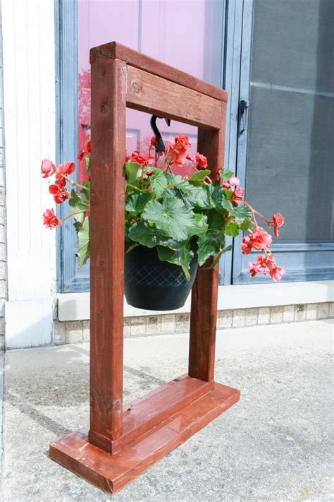 Outdoor hanging plants are a great way to add colorful height to the yard. DIY Hanging Plant Stand - The Weathered Fox | Hanging ...