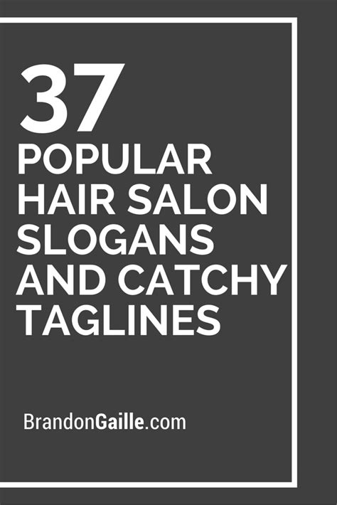 Catchy names for hair business. List of 39 Popular Hair Salon Slogans and Catchy Taglines ...
