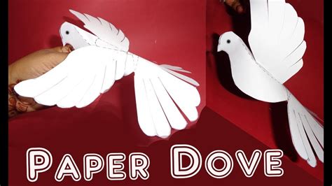How To Make Paper Dove Origami Simple Arts N Crafts