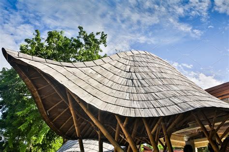 Bamboo Roof Construction Roof By Coobkz On Creativemarket Bamboo
