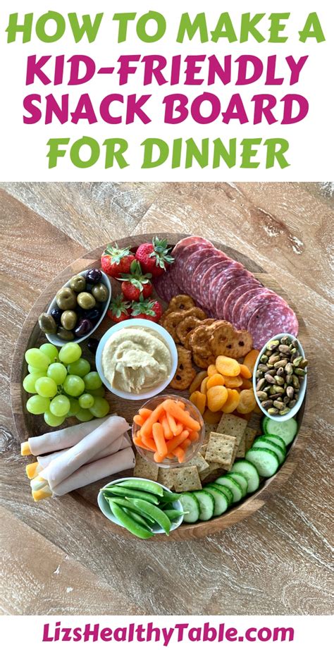 Easy food to make for dinner kids. How to Make a Kid-Friendly Snack Board | Kid friendly ...