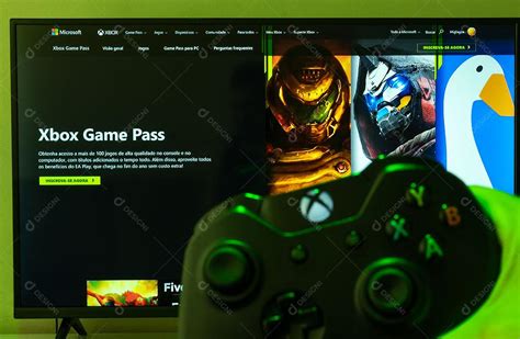 Foto Xbox Game Pass Na Tv Controle Xbox Obtenha Xbox Game Pass Acessar Mais Jogos Download