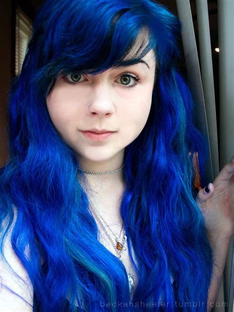 Pin By Liliana Ortiz On Dyed Hair And Pastel Hair Royal Blue Hair Blue