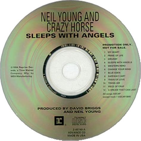Neil Young Sleeps With Angels Us Promo Cd Album Cdlp 371254