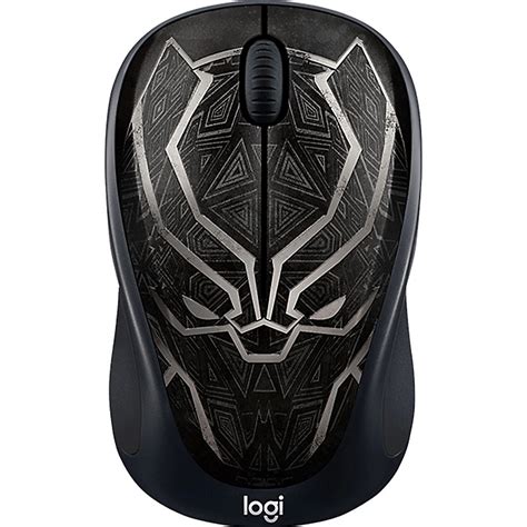 Logitech M238 Marvel Collection Wireless Mouse Black Panther