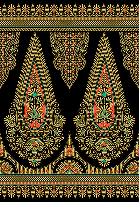Paisley Art Textile Prints Design Pattern Art
