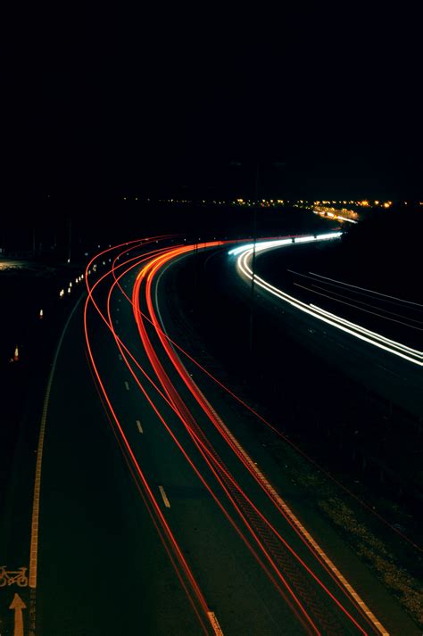 Images Gratuites Lumière Route Pont Nuit Autoroute Crépuscule