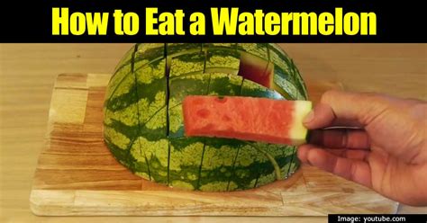 How to Stylishly Cut, Present And Eat Watermelon