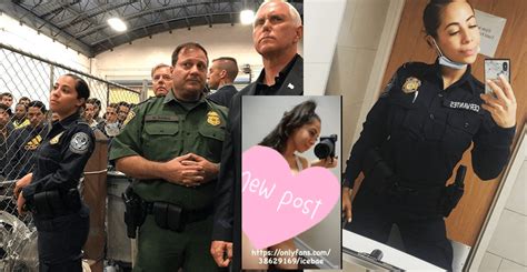 ice bae the cbp officer made famous by pence visit quits job after launching onlyfans account