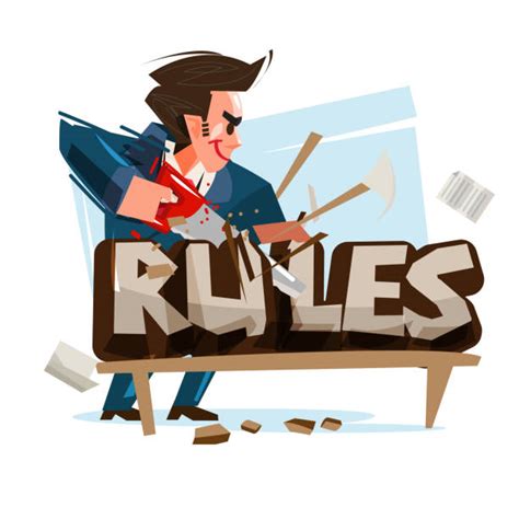 Royalty Free Rule Breaker Clip Art Vector Images And Illustrations Istock