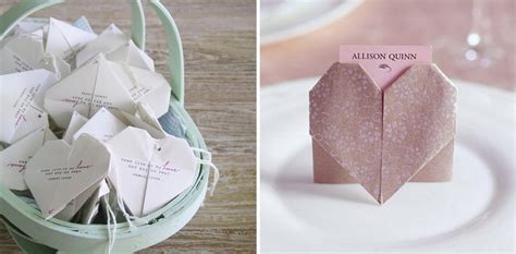 5 Easy Diy Origami Wedding Ideas Southbound Bride