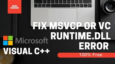 How To Fix Msvcp Dll Or Vcruntime Dll Missing Error Windows Msvcp DLL Missing