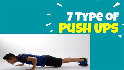 7 Type Of Push Up Variations Youtube