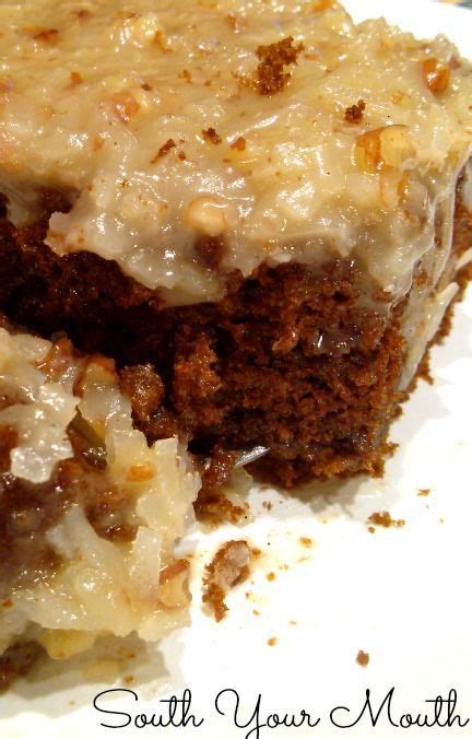 A classic german chocolate cake with tender german chocolate cake, coconut pecan filling and chocolate frosting! German chocolate sheet cake | Recipe | Easy german ...