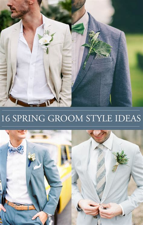 Your Guy Will Love This Spring Groom Style As Much As You Do | Junebug Weddings