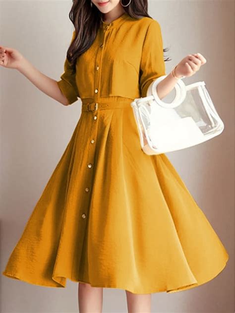 40 Trend Masa Kini Model Baju Dress Panjang Ala Korea