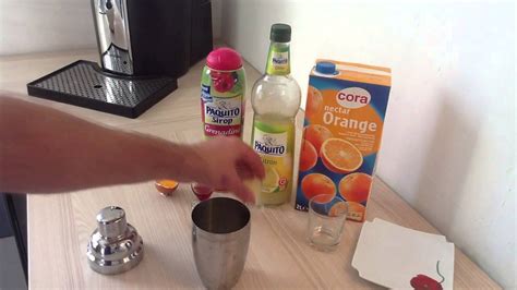 Faire Un Cocktail Pussyfoot Johnson Recette Boisson Sans Alcool Youtube