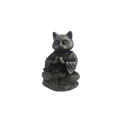 Buy Buddha Cat Statue In Meditating Pose For Zen Kitty Memorial Or