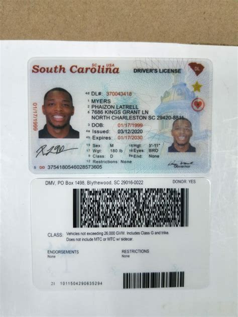South Carolina Driver License Psd Template New E T Card Store Bd