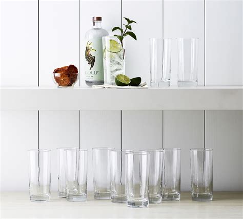 Entertaining Essentials Tumblers Set Of 12 Pottery Barn