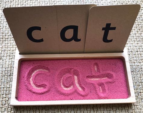 How To Make Colorful Salt Writing Tray For Letter Writing Play Of The