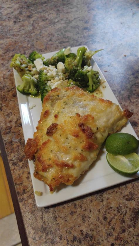 Parmesan Crusted Grouper Food And Bars The Place For Great Eats