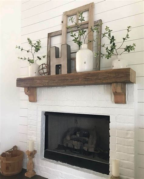 30 Fire Place Mantel Suggestions For A Flawlessly Country Living Area