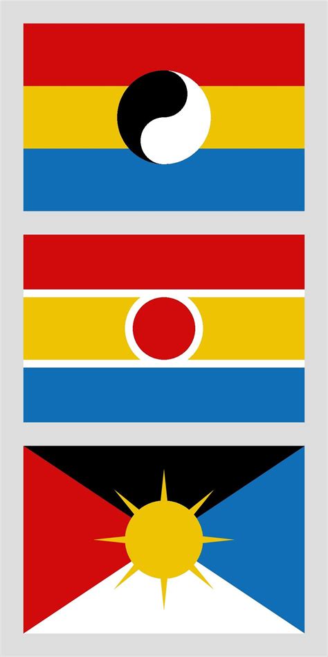 Redesigned Chinese Flag Regional Flags Vexillology