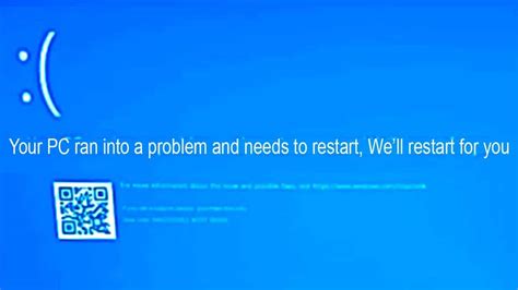 Cách Khắc Phục Lỗi Your Pc Ran Into A Problem And Needs To Restart