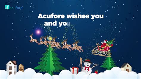 Acufore Wishing You Merry Christmas 2019 Youtube