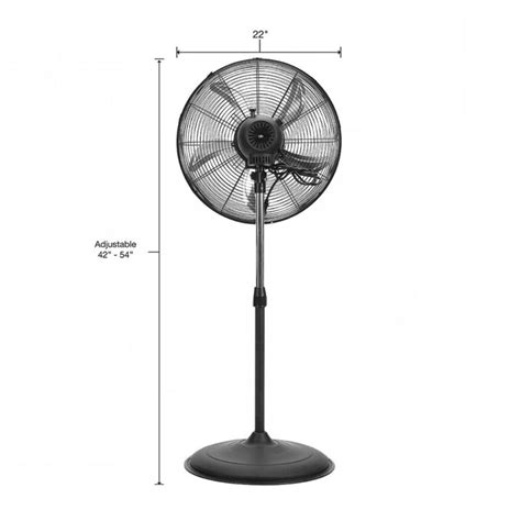 Oem Tools 20″ Oscillating Pedestal Fan The Wholesale House