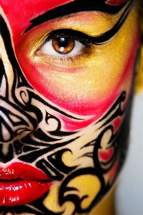 Pin By Jitz Jitz On Hair Make Up Nails Tribal Face Paints Face