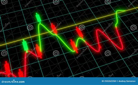 Stock Market Animated Graphic Stock Price Chart Stock Footage Video