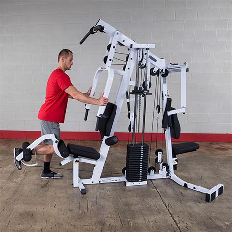 Body Solid Exm2500s Multi Gym With 210 Lb Alloy Steel Weight Stack