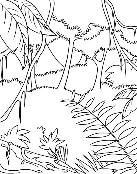 Jungle Coloring Pages For Preschoolers at GetColorings.com | Free