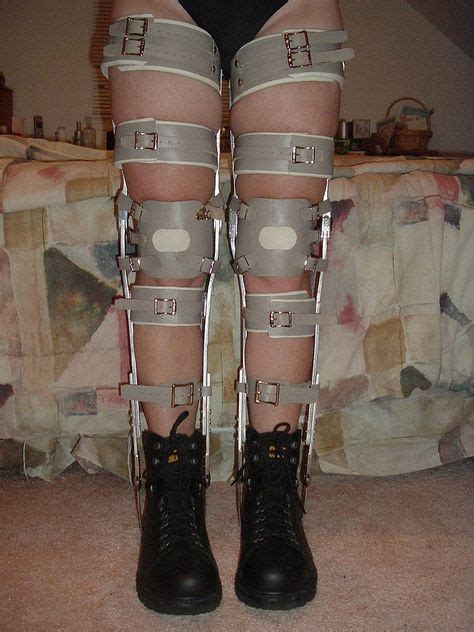 Boots And Taupe Braces From The Front In 2019 Braces Girls Braces