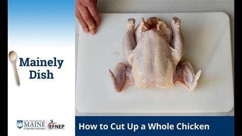 Cooking Skills How To How To Cut Up A Whole Chicken Youtube