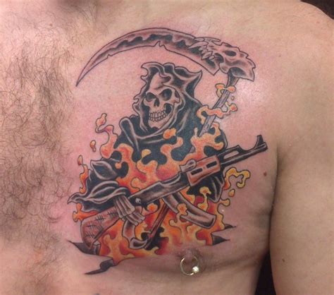 194 Powerful Grim Reaper Tattoos Creativefan