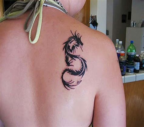 26 Wonderful Tribal Dragon Tattoos