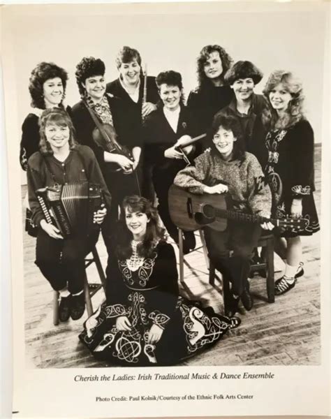 1990s Cherish The Ladies Irish Traditional Music Dance Press Promo