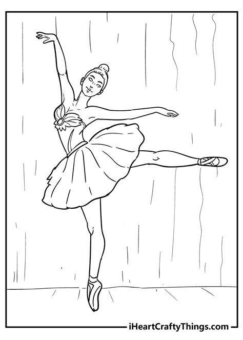 Ballet Dancer Coloring Pages