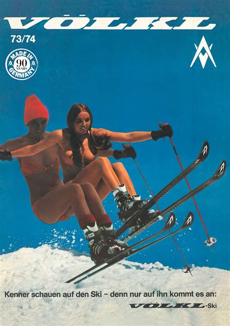 1973 Volk Ski Usa Poster Volkl Skies Vintage Ski Art Ski Etsy