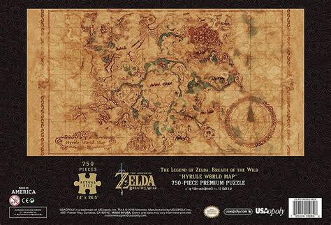 Buy Games Legend Of Zelda Breath Of The Wild 750 Piece Puzzle