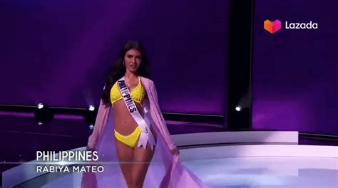 aribarabiya rabiya mateo stuns in hot yellow bikini at the 69th miss universe preliminary