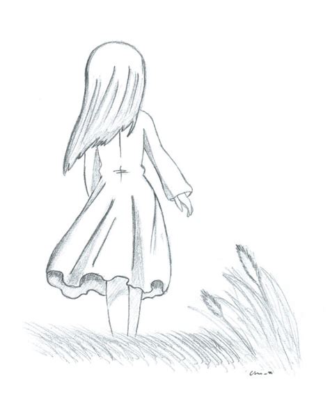 How do you draw a person in motion? Walking away.. by DJchi on DeviantArt