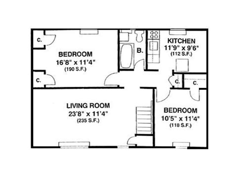 45 House Plans Images 700 Sq Ft Info