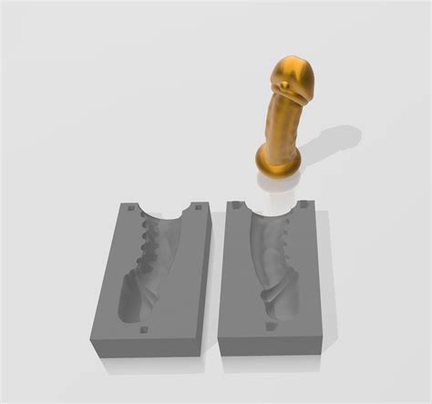 Download Stl File Bundle With 3 Dildos And Molds • 3d Printing Design